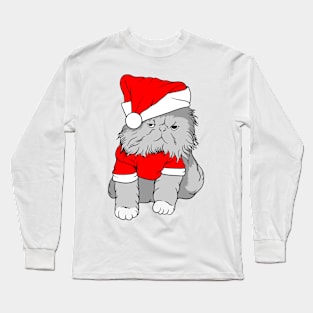 Christmas Kitty Long Sleeve T-Shirt